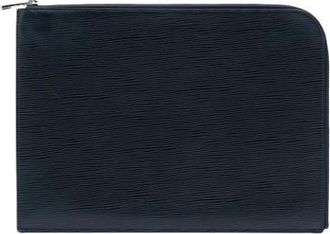 Louis Vuitton Pre-owned Clutches, female, Blue, Size: ONE SIZE Pre-owned Pochette Jour GM