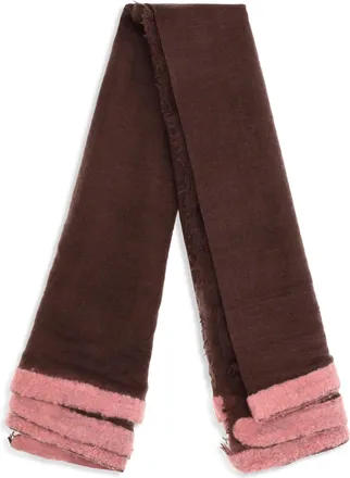 Mirror in the Sky Womens Scarf Gran Souffl&eacute; Semi-Felted Cashmere Elder-Nectar (capra Hircus) Elder/nectar Scarfs