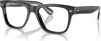 Oliver Peoples 51mm Rectangle optical glasses in Black at Nordstrom