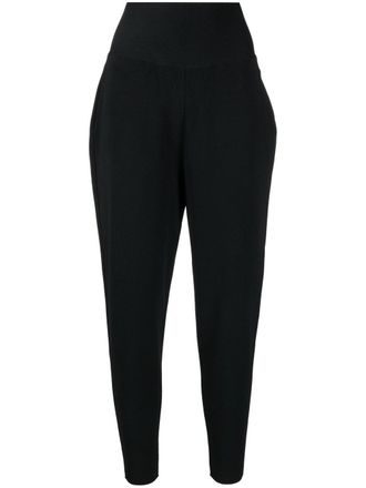 Stella McCartney Broek met toelopende pijpen - Zwart