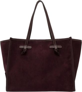 Gianni Chiarini Tassen, Dames, Bruin, ONE Size, Suède, Moderne Amarone Handtas voor Vrouwen