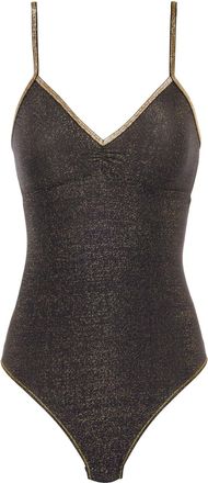 La Nouvelle Body Bretelles Georgia Lurex Noir