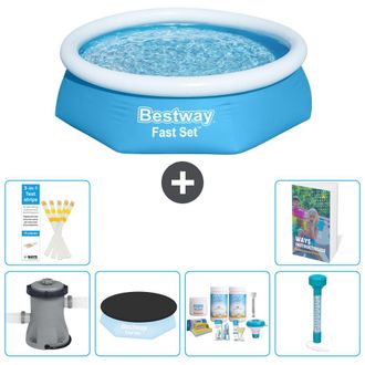 Bestway Piscina Bestway Fast Set Redonda - 244x61 Cm - 7-piezas S226