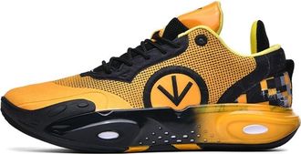 Generic Unisex Basketball Shoes with a Mid Top Lightweight Fashionable Non Slip Breathable Sports Boots Walking Shoes(Yellow,4.5 UK)