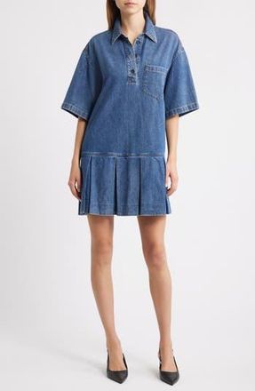 Frame Denim Tennis Cotton Blend Denim Minidress in Potion at Nordstrom Rack, Size X-Small