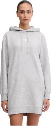 The North Face Essential Relaxed Hooded Jurk - Dames - Trainingspakken - Grijs - XS - Katoen - Fitness