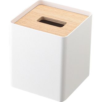 Yamazaki Tableware Square Tissue Box Case in Ash at Nordstrom