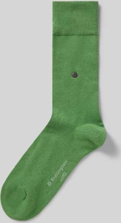 Burlington Socken mit Burlington-Niete in Gruen, Gr&ouml;&szlig;e 40-46