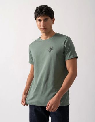 Fj&auml;llr&auml;ven Mens Fjallraven 1960 Logo Mens T-Shirt - Patina Green 614 - Tan - Size: 40