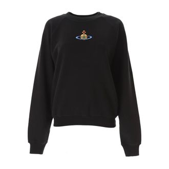 Vivienne Westwood Sweatshirts, female, Black, Size: 2XS Raglan Sweatshirt