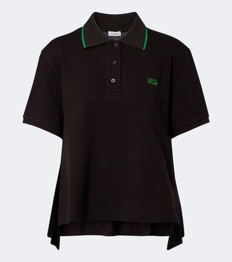 Loewe Double L cotton piqu&eacute; polo shirt