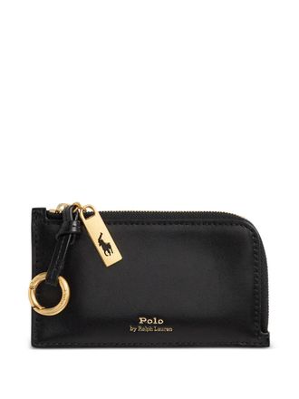 Polo Ralph Lauren Polo ID leather wallet - women - Calf Leather - One Size - Black
