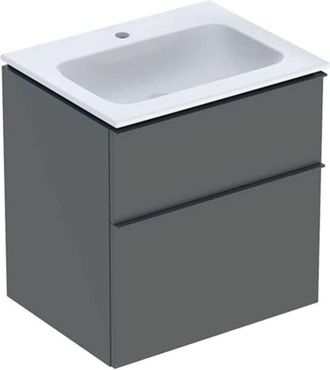 Keramag Keramag - Geberit Icon Set Mueble Lavabo Con Mueble Bajo Lavabo, 2 Cajones