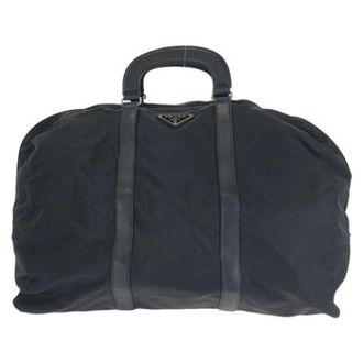 Prada unisex, Pre-owned, Zwart, Maat: ONE Size Nylon