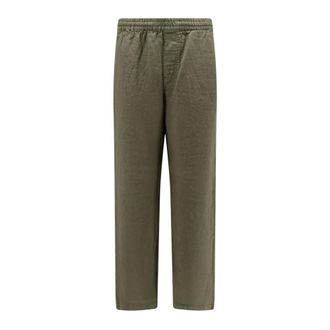 Aspesi Straight Trousers, male, Green, Size: XL Ventura Trousers