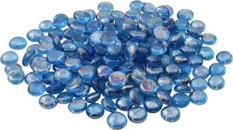 vidaXL Piedra De Vidrio 17-19 Mm Azul Cobalto Claro Cristal Vidaxl