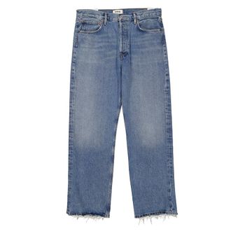 A Gold E Fran Low Slung Straight Jeans, Size 29