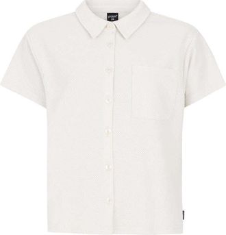 Protest Blusenshirt PROTEST Bluse PRTHailo, Damen, Gr. S, weiss (kitsanftes wei&szlig;), Obermaterial: 95% Polyester PES. 5% Elasthan EL., Shirts Blusenshirt