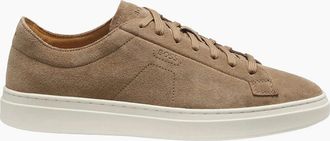 HUGO BOSS Mens Boss Black KIERAN TENN WCSD TRAINER MEDIUM BEIGE - Cream - Size: 10