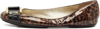 Jimmy Choo London Ballerine in pelle lucida - Marrone