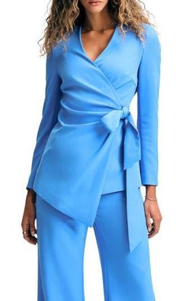 Isaac Mizrahi New York Wrap Blazer in French Blue at Nordstrom Rack, Size X-Large