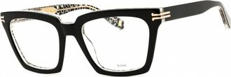 Marc Jacobs Ladies Black Rectangular Eyeglass Frames MJ1100