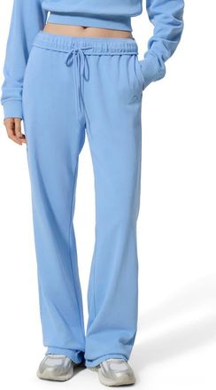 LilySilk Seamflow Stride Sweatpants in Lagoon Blue at Nordstrom, Size Large