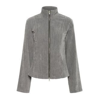 Karen by Simonsen Jassen, Dames, Grijs, L, Light Jassen