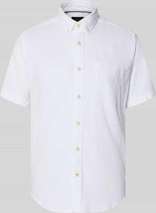 Camel Active Regular Fit Freizeithemd mit Button-Down-Kragen in Weiss, Gr&ouml;&szlig;e 3XL