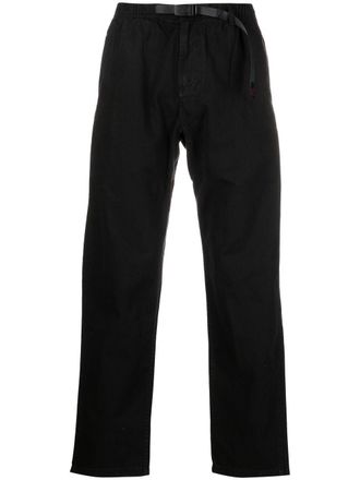 Gramicci belted-waist straight-leg trousers - men - Cotton - L - Black