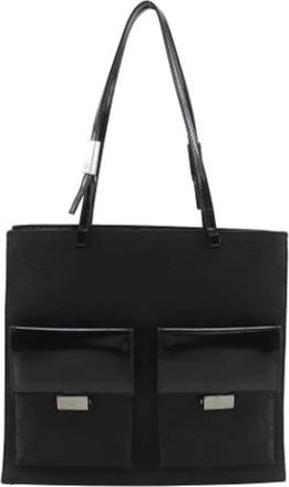 Gucci Pre-owned Vintage Tote Bag - Dames - Vintage Shopper - Zwart - ONE Size - Vintage