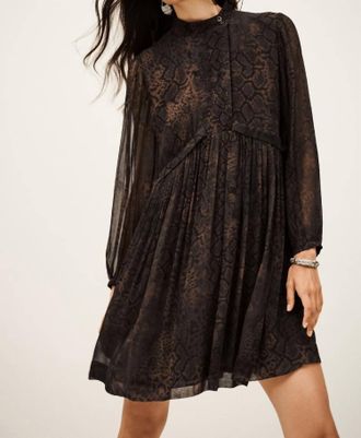BA&SH Simba Dress In Brown