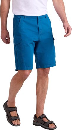 Mountain Warehouse Lakeside Mens Shorts - 100% Durable Twill Cotton Cargo Shorts, Durable Shorts, 6 Pockets - for Walking, Running, Hiking & Camping Teal Mens W34