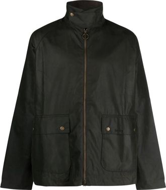 Barbour Bedale Short Waxed Jacket - Heren - Zomerjassen - Groen - XL - Katoen - Jassen