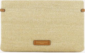 Gianni Chiarini Clutch in paglia Hermy naturale