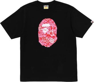 A Bathing Ape Resort Ape Head Relaxed Fit T-Shirt Black 0ZXTEM321101QBKX