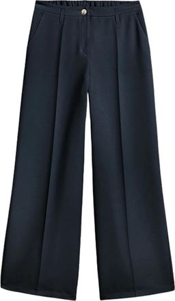 Summum Pantaloni Ampi in Foam - - Trousers - Donna - Blu - M