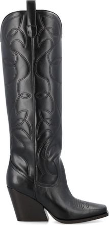 Stella McCartney Black Embroidered Boots