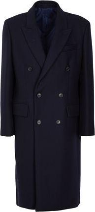 8 by YOOX DOUBLE-BREASTED OVERLONG COAT