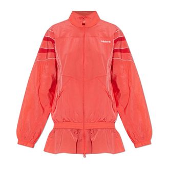 adidas Originals Adidas Originals, Zip-throughs, female, Pink, Size: 2XS Logo Sweatshirt