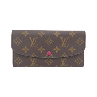 Louis Vuitton Brown Coated Canvas Long Wallet (Bi-Fold) (Pre-Owned)
