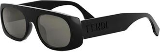 Fendi Stijlvolle zonnebril voor jouw look - unisex - Zonnebrillen - Zwart - 54 MM - Accessoires