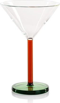 Zodax Vireo Set of 4 Martini Glasses in Clear/Amber/Green at Nordstrom Rack