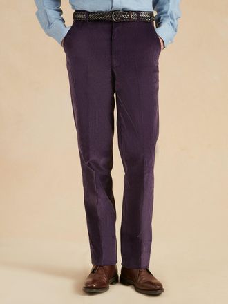 Oliver Brown Heavyweight Corduroy Trousers - Deep Purple