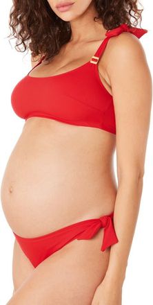 Cache Coeur Maternity bikini Porto Vecchio in Red at Nordstrom, Size X-Large