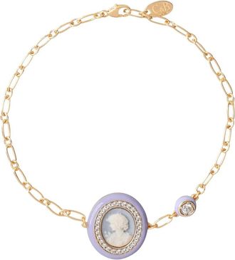 Cameo & Beyond Glam Ladies bracelet - Gold