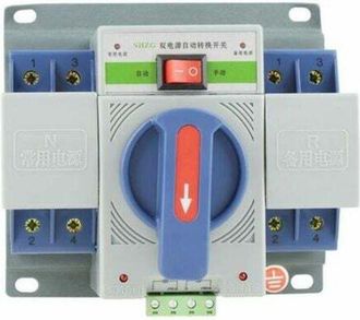 OEM Interruptor De Transferencia Autom&aacute;tico De 220 V, 63 A, 2 Polos, Miniconmutador De Doble Potencia