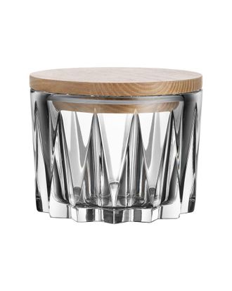 Orrefors Kosta Boda Handmade Small Sarek Bowl with Lid