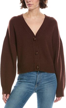 Alice & Olivia Alice + Olivia Atticus Cropped Boxy Cashmere Cardigan