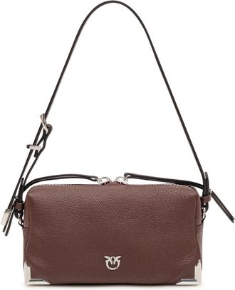 Pinko Brown Boston Mini Crossbody Bag